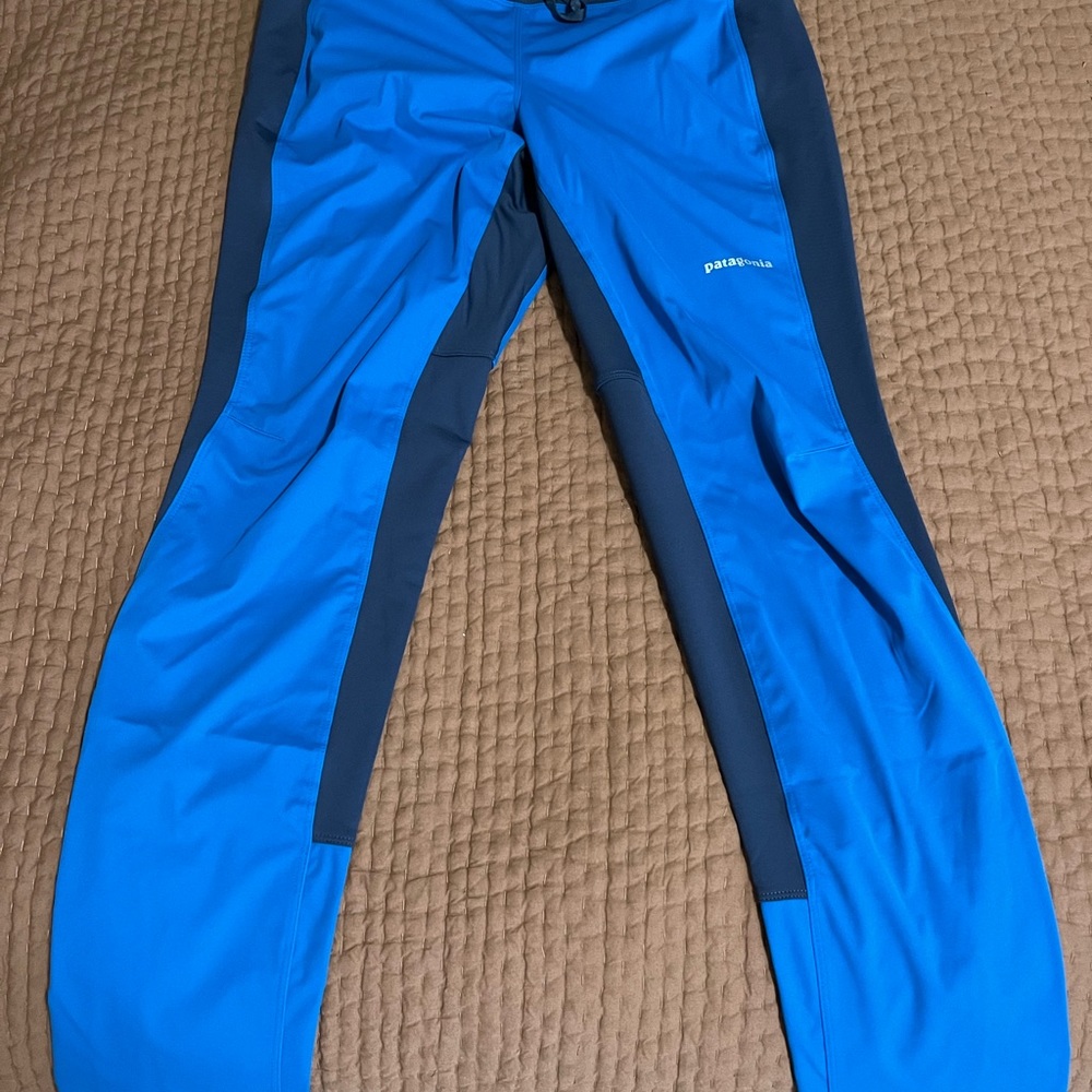 Patagonia Women's Wind Shield Pants Steller Blue Size Small
